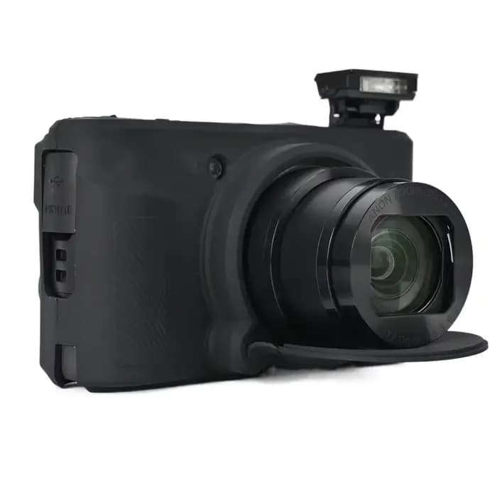 Juste de protection pour appareil photo en silicone entièrement protégée, capuchon d'objectif, étui antichoc pour IL PowerShot SX730, SX740, SX740HS