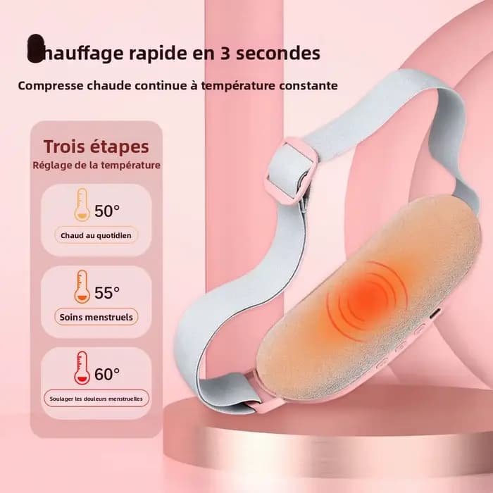 Masseur électrique de crampes de période de Massage de taille ceinture chauffante vibrante