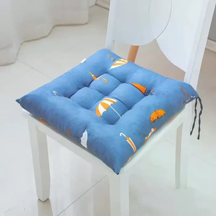 Coussin rembourré doux en coton, 1 pièce, tapis carré solide pour chaise, bureau, décoration de la maison, voiture, jardin, salon, siège
