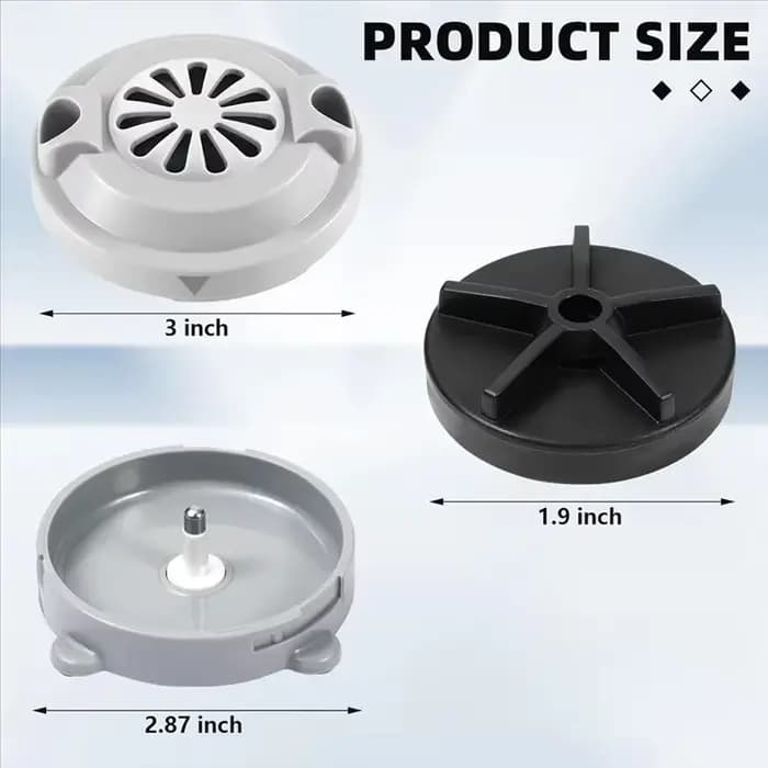 LURACO Jet Motor pédicure spa baignoires tête de Jet magnétique avec couvercle d'hélice 4 broches