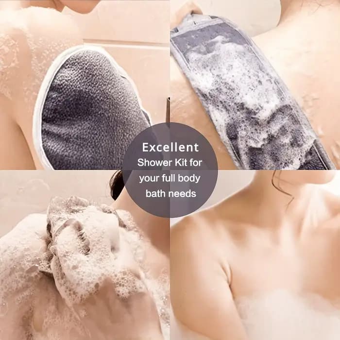Ensemble d'épurateur corporel exfoliant – comprend un épurateur de dos