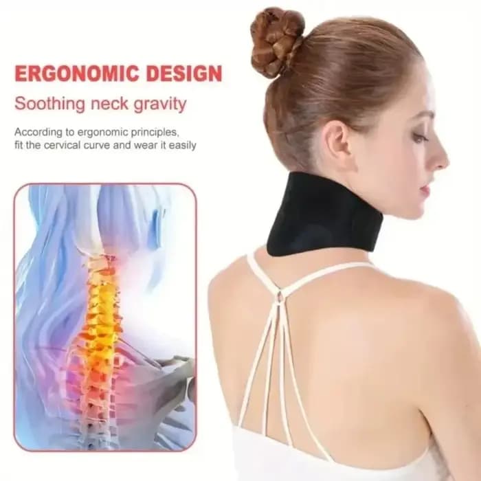 Oreiller cervical chauffant portable 2026 à chaleur douce et moyenne avec thérapie thermique spontanée pour les picotements et la douleur
