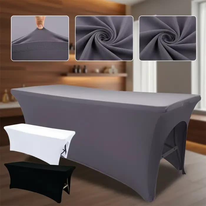 Salon de beauté Massage lit couverture Spa Table feuille