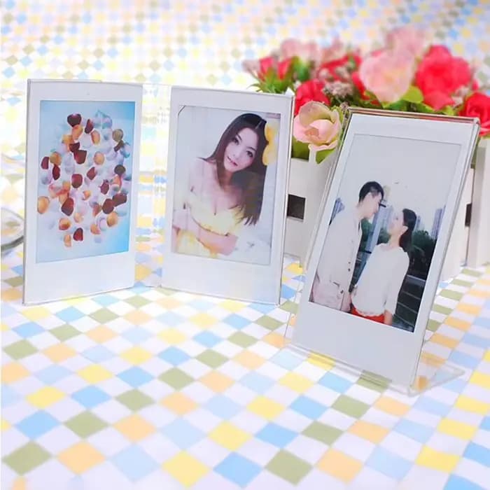 Mini cadre photo transparent pour films instantanés, support photo pour appareil photo instantané Fujifilm Instax Mini 11/9