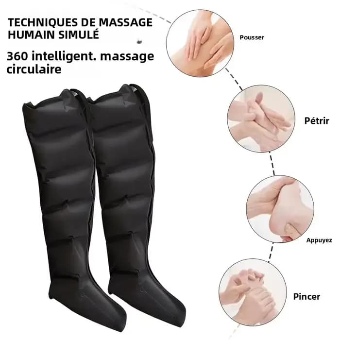 Masseur de jambes à pression d'air