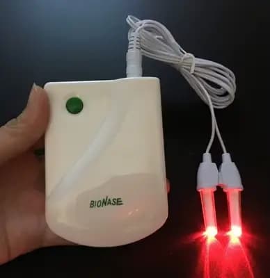 Nez rhinite sinusite traitement thérapie nez Massage fièvre de foin basse fréquence impulsion Laser éternuement Machine