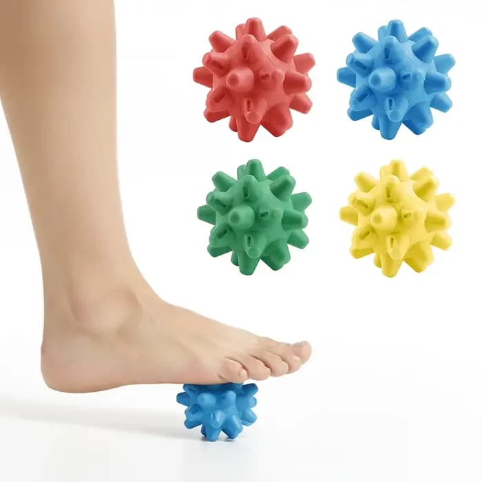Balle de massage hérisson pour relaxation musculaire profonde