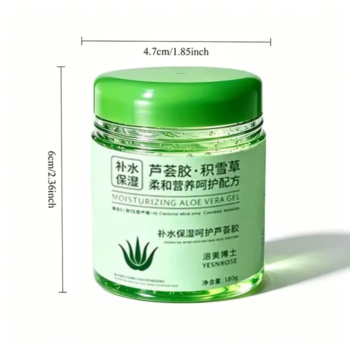 Gel d'aloe vera et de centella asiatica
