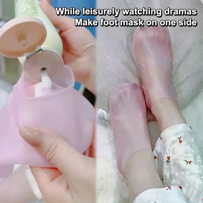 Masque pour les pieds Anti-fissure en Silicone SPA