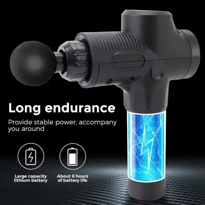 Pistolet de massage musculaire profond multifonctionnel, pistolet à choc électrique, corps de massage, épaules relaxantes, fitness, pistolet de fascia portable
