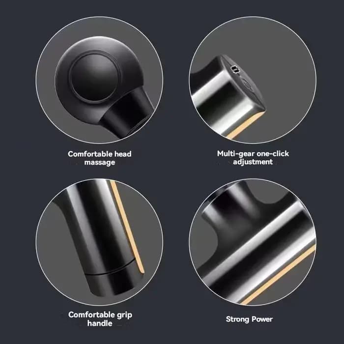 2025 nouveau Mini pistolet de Massage USB Portable Relaxation musculaire vibrant équipement de Fitness pour le cou dos épaule soulagement de la douleur