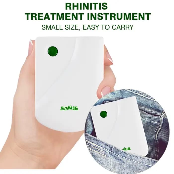 Nez rhinite sinusite traitement thérapie nez Massage fièvre de foin basse fréquence impulsion Laser éternuement Machine