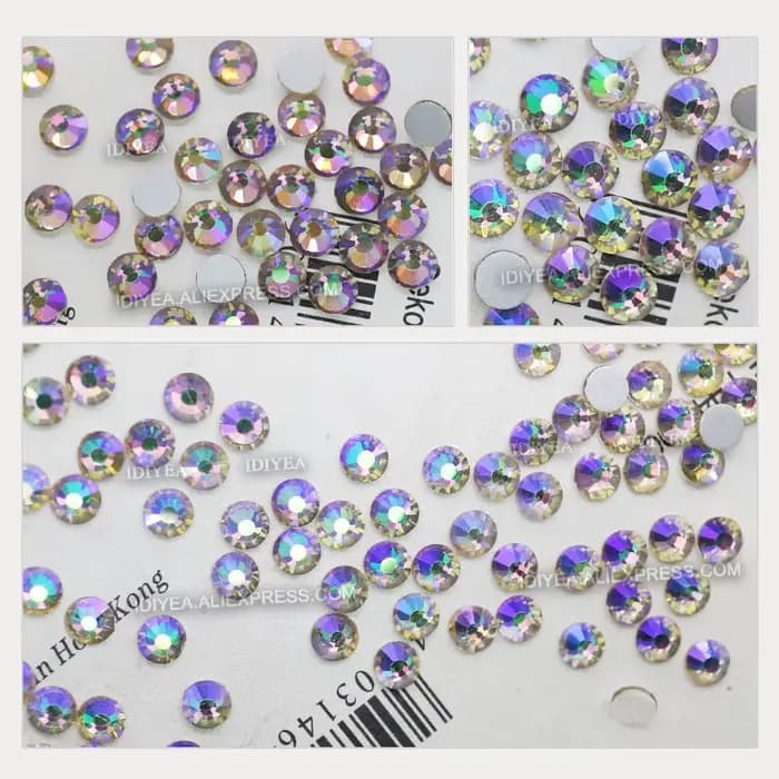 Paradise Shine – strass à ongles en pierre de cristal, pour bricolage, manucure, art 3d, paillettes de mariage, vêtement