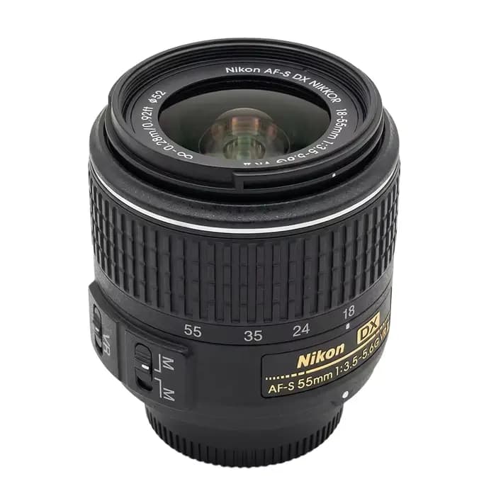 Objectif d'appareil photo reflex numérique Nikon AF-S NIKKOR DX 18-55mm f/3.5-5.6G VR II NIKON Zoom