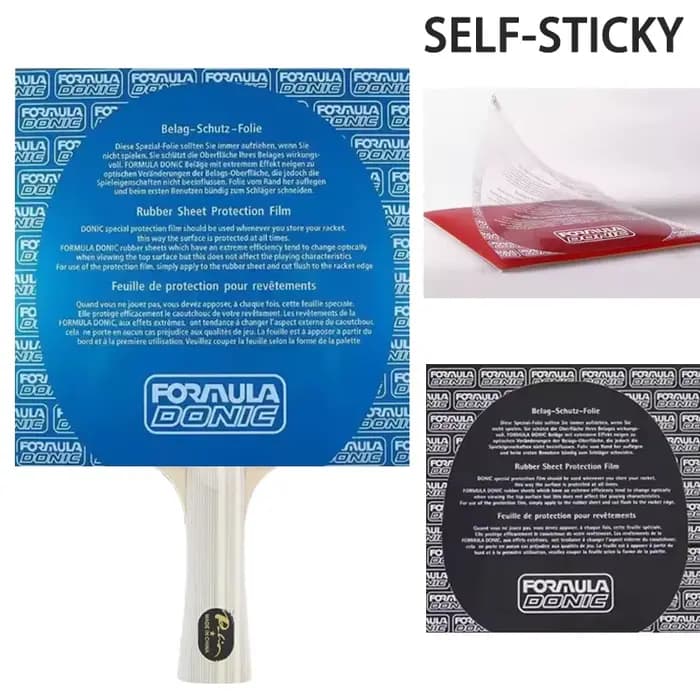 DONIC – Film de protection pour raquette de tennis de table, autocollant transparent, protection en caoutchouc pour Ping-Pong, housse anti-poussière, accessoires