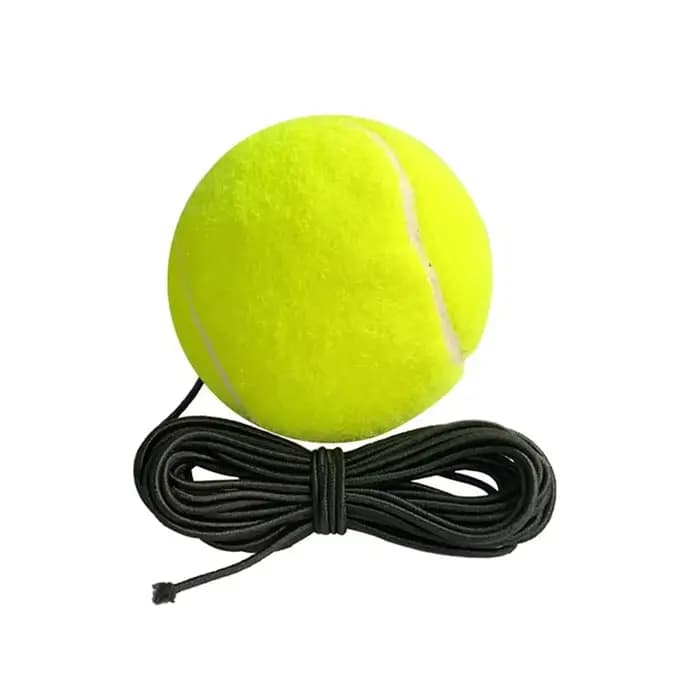 3W1/2/5 pièces Corde de base de tennis, Équipement d'entraînement de tennis, Rebondeur autodidacte, Équipement de sparring de tennis, Rebond élevé, Durable