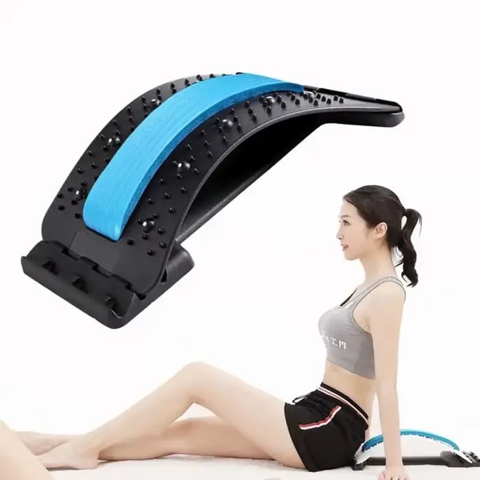 Civière dorsale masseur réglable multi-niveaux taille cou Fitness lombaire cervicale colonne
