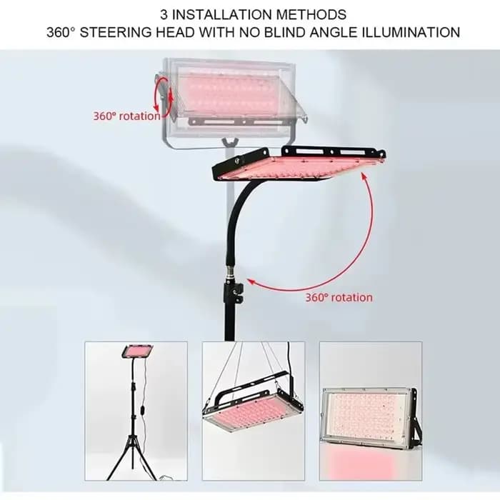 Lampe de thérapie à la lumière rouge à 96 led