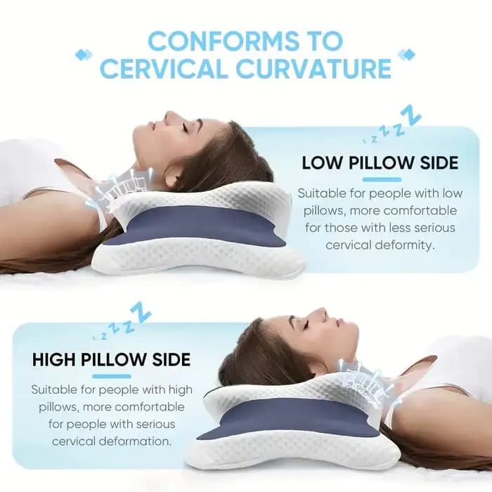 Oreiller cervical pour le soutien du cou