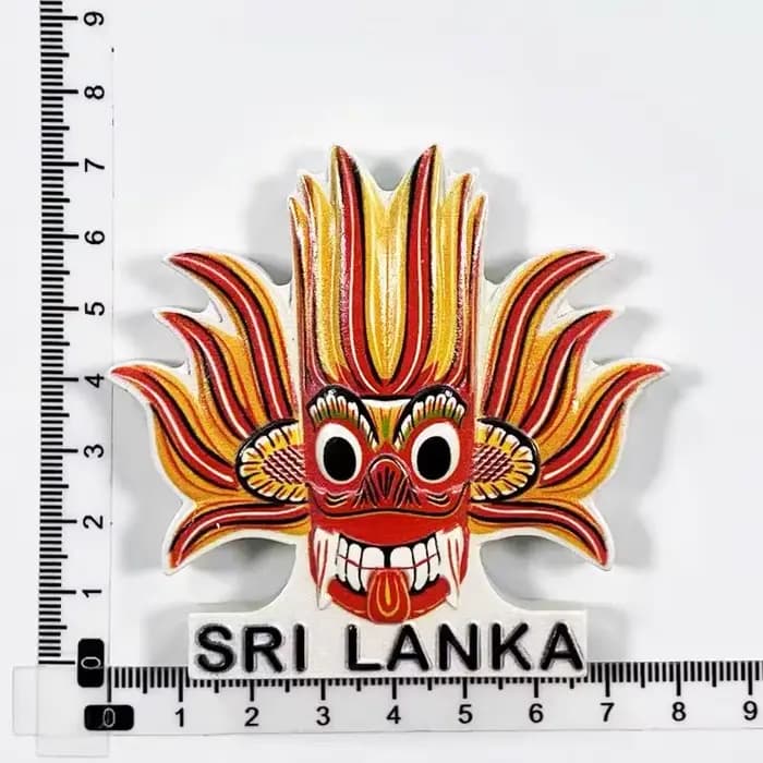 Aimant de réfrigérateur 3D en résine du Sri Lanka, souvenir touristique, autocollant de réfrigérateur avec les monuments, décoration pour la maison