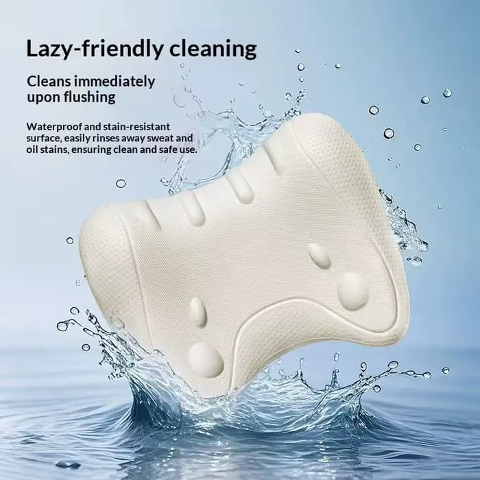 Oreiller de massage cervical en forme de C