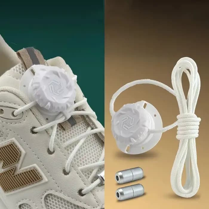 1/2 paire de lacets automatiques sans nœuds, lacets épais en corde pour baskets de tennis, installation simple, boucle pivotante, accessoires pour chaussures