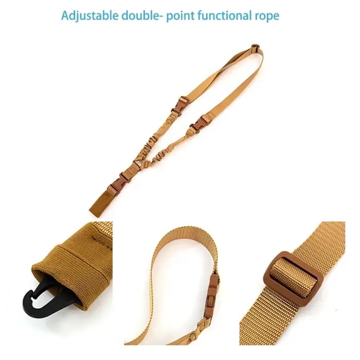 Équipement tactique tactique à Point unique pour pistolet, sangle d'épaule, ceinture de corde de fusil avec boucle en métal, ceinture pour pistolet de tir, accessoires de chasse