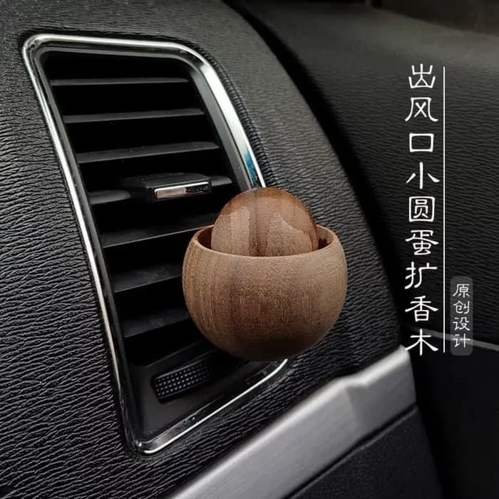 Diffuseur d'huiles essentielles pour voiture et maison - Fabriqué en bois
