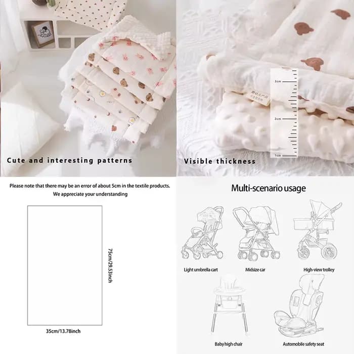 Coussin de siège pour poussette de bébé nouveau-né, matelas doux pour bébé, coussin de siège auto pour poussette d'enfant, accessoires pour poussette d'enfant, cadeau de vacances pour bébé