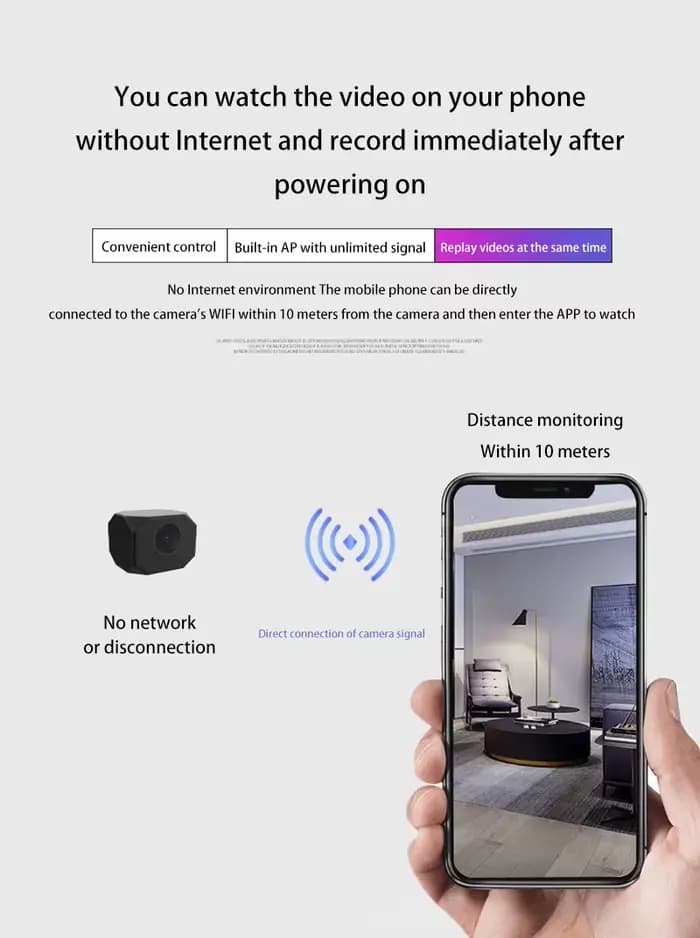 Caméra sans fil 4K, surveillance, sécurité, mini caméra vidéo, vision nocturne, détection de mouvement, caméscope, mini caméra, moniteur, maison intelligente