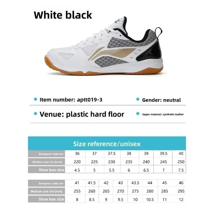 Chaussures de tennis de table pour hommes et femmes, baskets de ping-pong, chaussures de sport respirantes pour compétition professionnelle, entraînement, course, marche, badminton