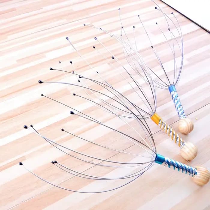 Masseur relaxant pour la tête en acier inoxydable