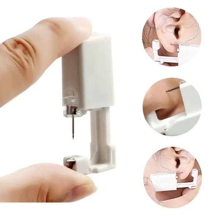 Kit de Pistolet de Perçage d'Oreille, Machine à Boucles d'Oreilles, Clous, Pince Antarctique, Bijoux de Corps, 1/2 Pièces