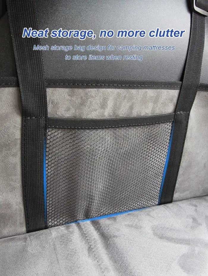 1 extension de lit de voiture – Idéal pour le camping, les voyages sur route et les voyages de nuit, matelas d'extension pliant.