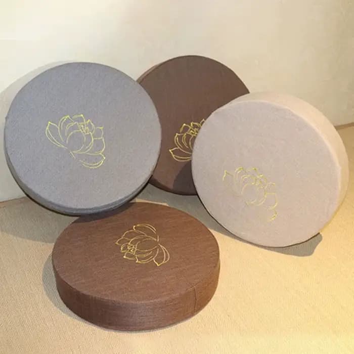Coussin de méditation de Yoga de style japonais