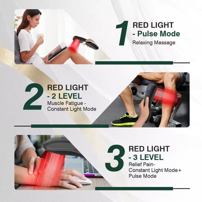 Appareil de thérapie laser à lumière rouge LED portable