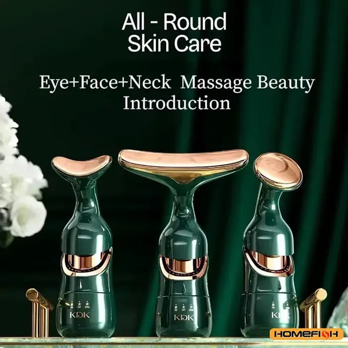 HOMEFISH 3 en 1 dispositif de Lifting du visage cou Massage des yeux