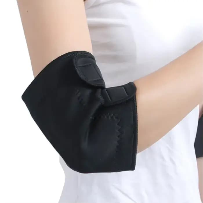 1 paire de coudières auto-chauffantes en Tourmaline, ceinture de soutien thérapeutique, masseur de bras, soulagement de l'arthrite, attelle de soutien, Massage, soins de santé