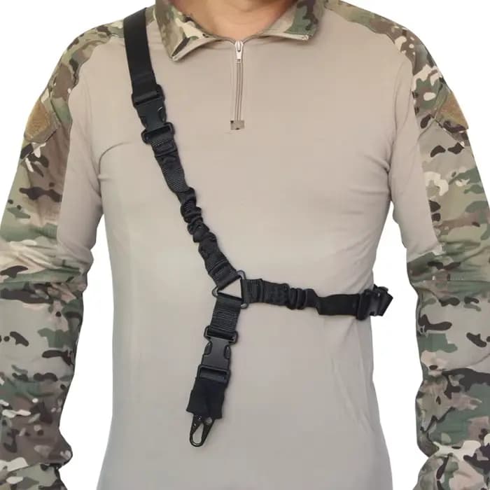 Élingue de fusil tactique à Point unique, 1 Point, pour Airsoft, robuste, pour pistolet de tir au Combat, sangle de chasse