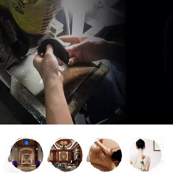 4 pièces ensemble de Massage professionnel en pierre chaude pierres de basalte Spa Relaxation Kit