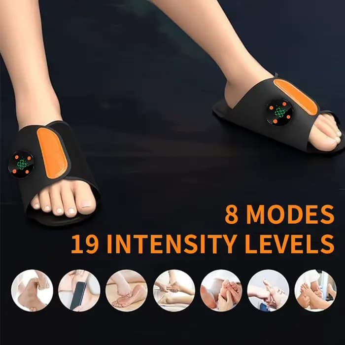 Nouvelles chaussures de massage électrique pour les pieds avec télécommande