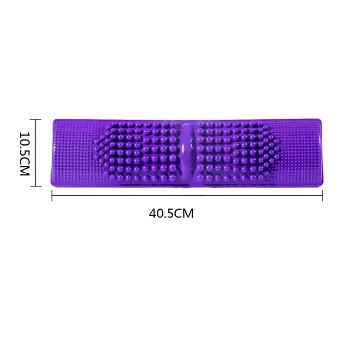 Masseur de pieds tapis de Massage en plastique robuste Portable réflexologie à domicile orteil acupression Relax