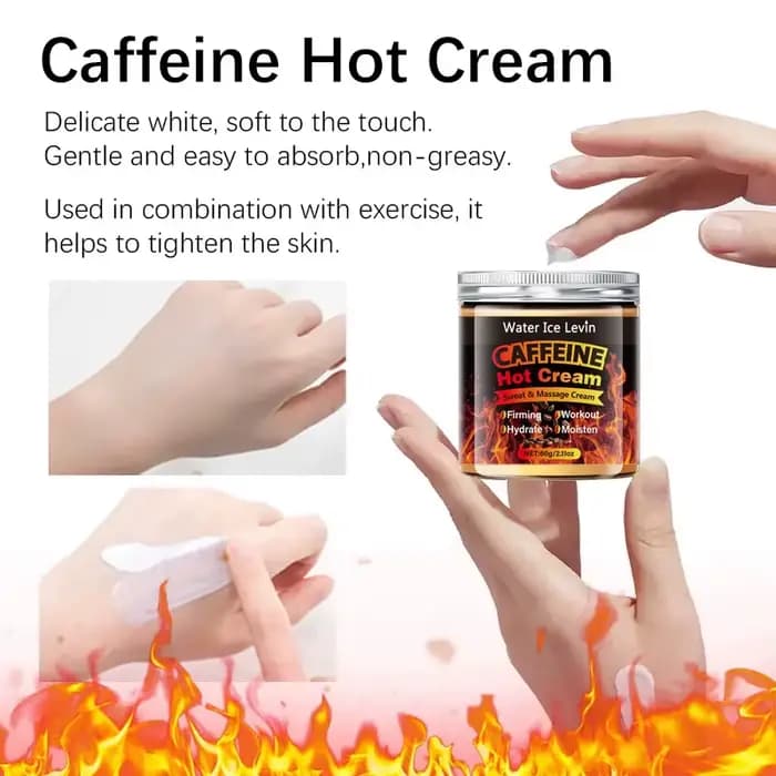 Crème de massage thermique à la caféine 60g