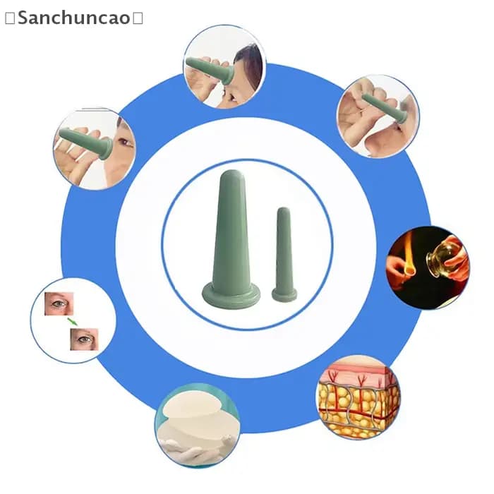 MaveraSan Aspira ventouses sous vide bocaux de Massage Anti Cellulite