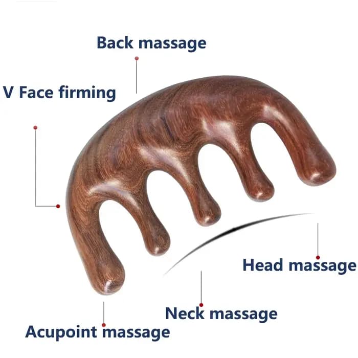 Masseur de tête en bois de santal