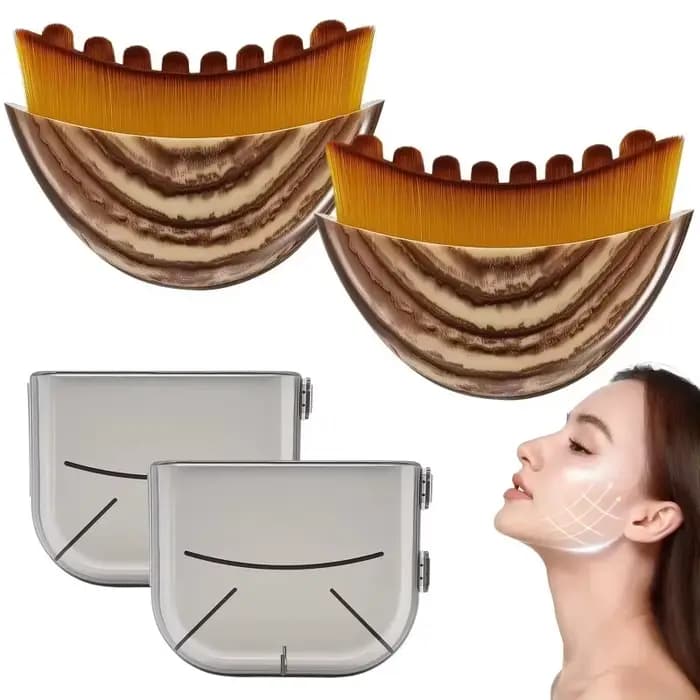 Brosse de massage pour drainage lymphatique du visage