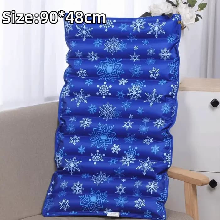 Coussin Rafraîchissant Rechargeable pour Animaux de Compagnie – Conception DIY, Tapis de Gel Refroidissant Portable et Pliable pour l'Été, Remplissable d'Eau, Idéal pour Voiture, Maison, Bureau