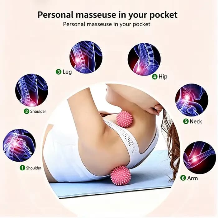 Balle de massage à picots pour la relaxation musculaire profonde