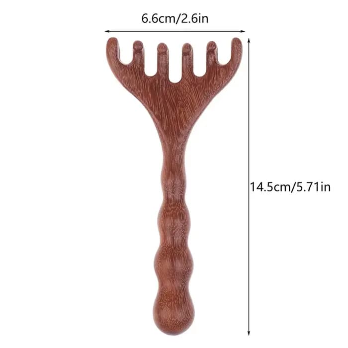 Tête de peigne en bois de cerf