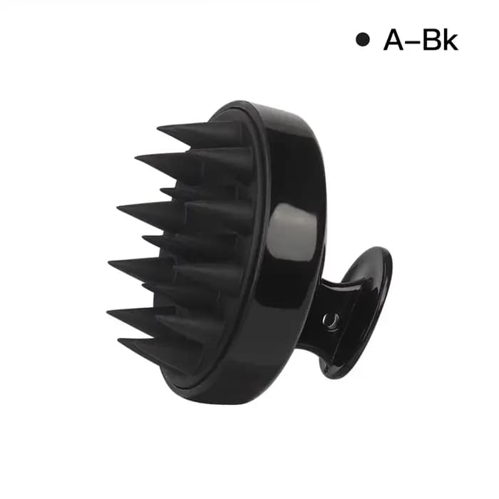 Peigne de Massage du cuir chevelu en Silicone